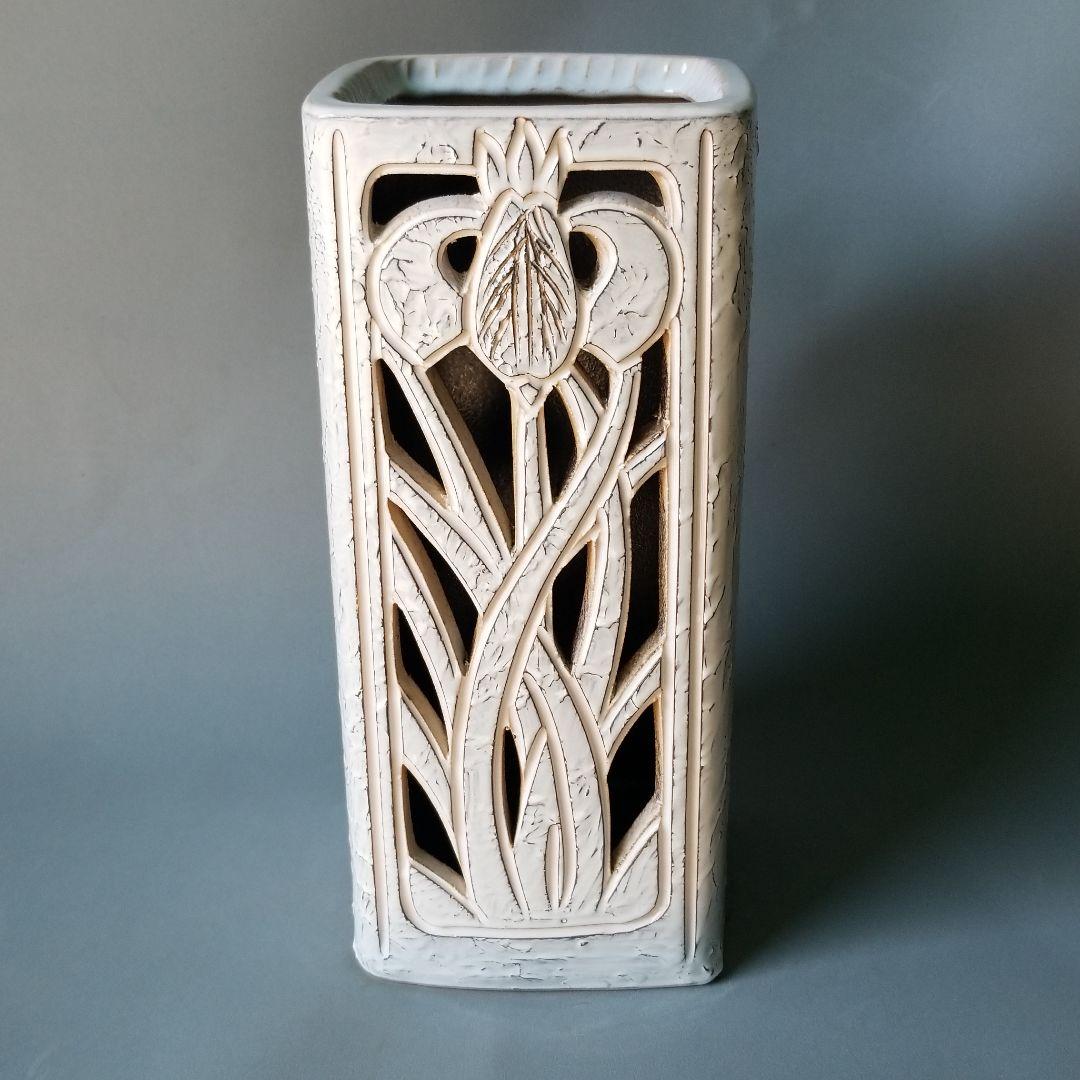 信楽焼傘立て  正角 高さ４５cm