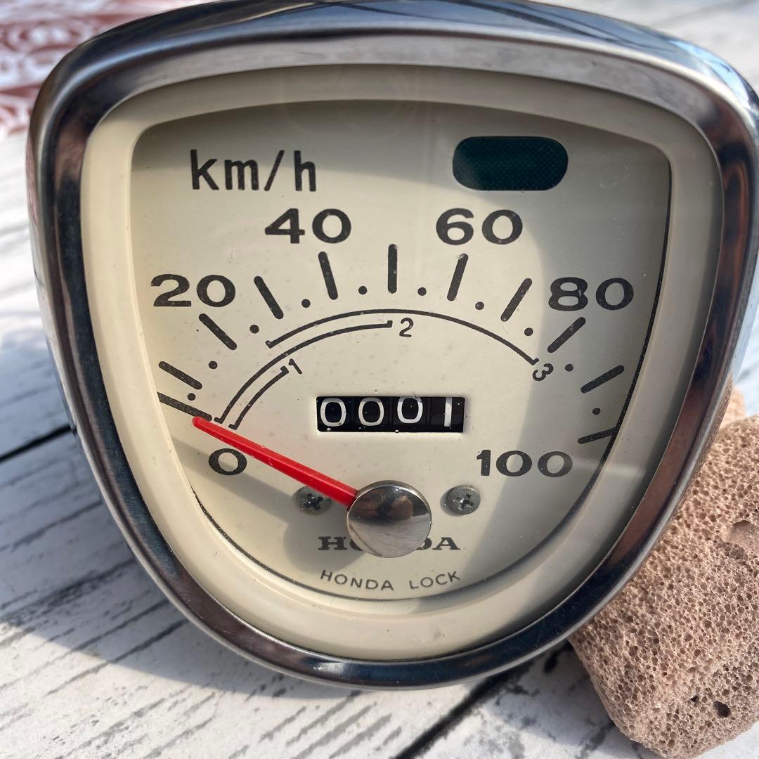 行灯カブ　当時物純正新品　 100kメーター