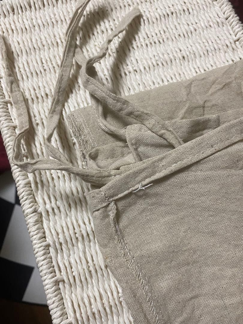 ホワイト ラタン調　ランドリーバスケット♦️ZARA♦️折り畳み可♦️送料込