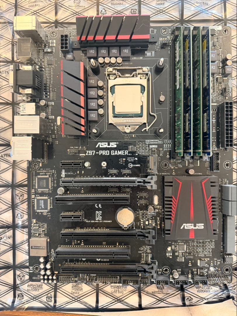 i7 4790K + ASUS Z97 PROGAMER(12GB メモリ付き)