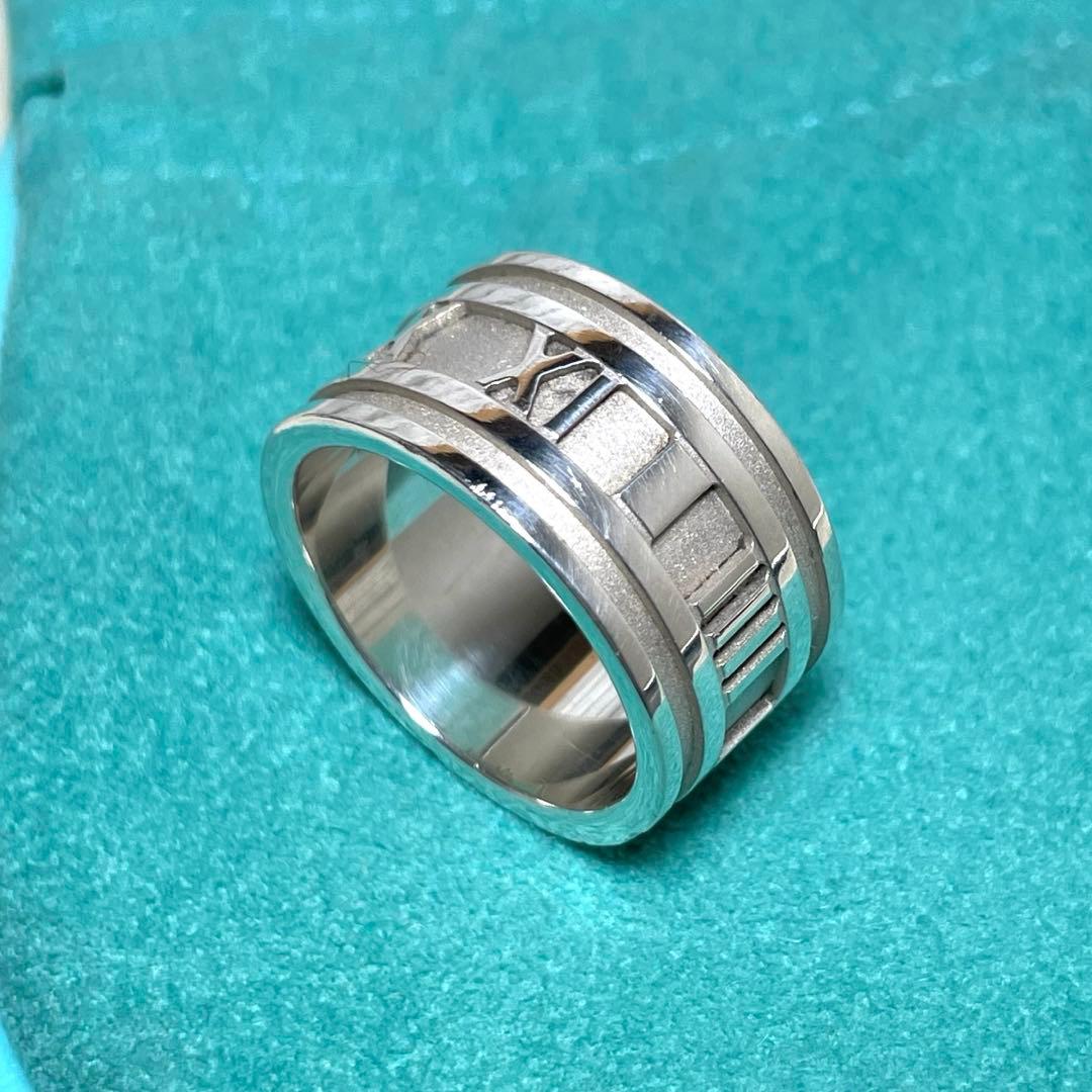 TIFFANY&Co.ティファニー　アトラスリング　ワイド　19号