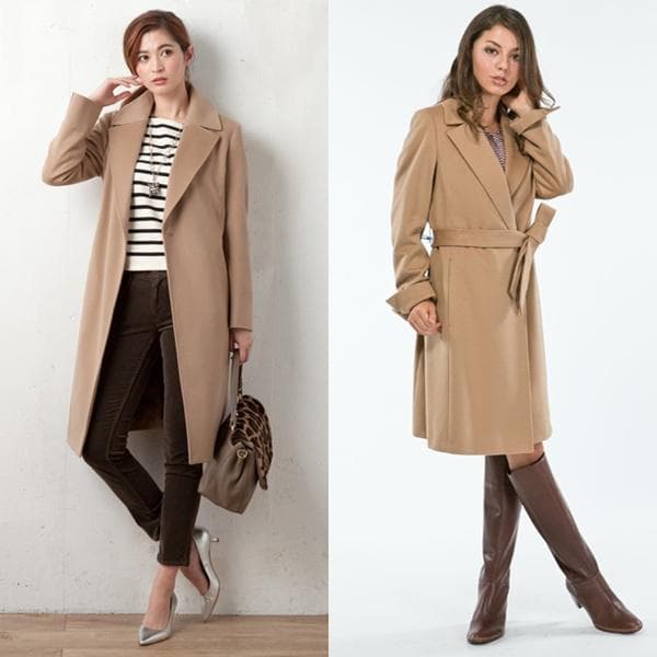 美品■23区×ロロピア―ナ■スーパーファインウールコート■キャメル■38■8万