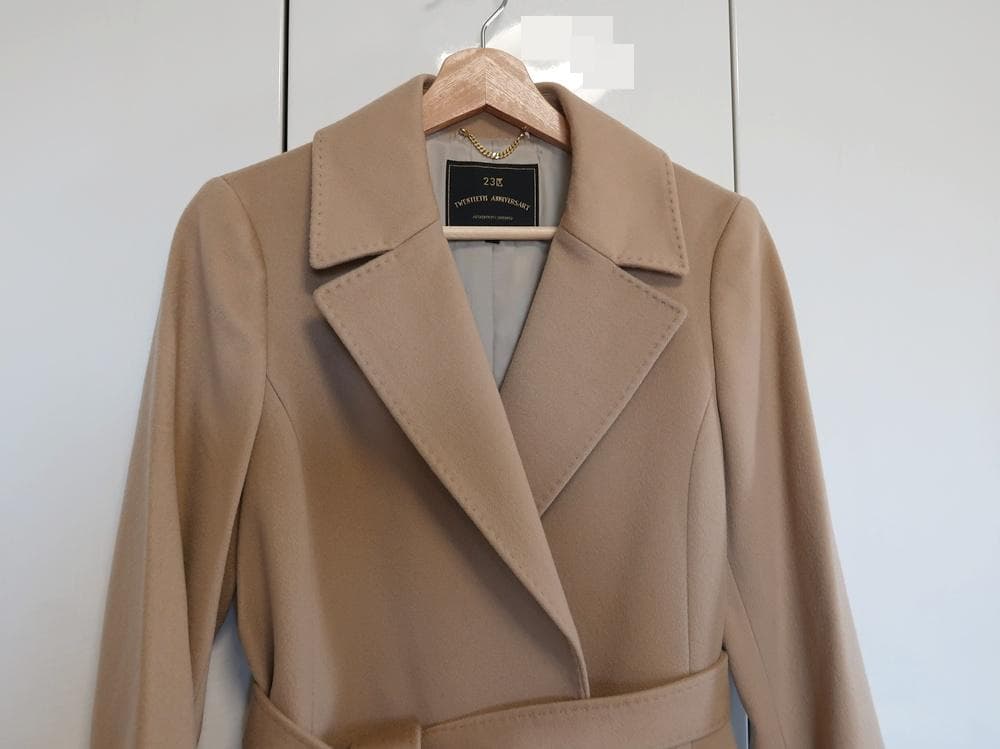美品■23区×ロロピア―ナ■スーパーファインウールコート■キャメル■38■8万