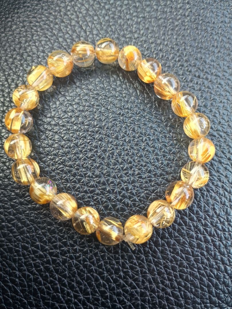 ルチルクォーツブレスレット