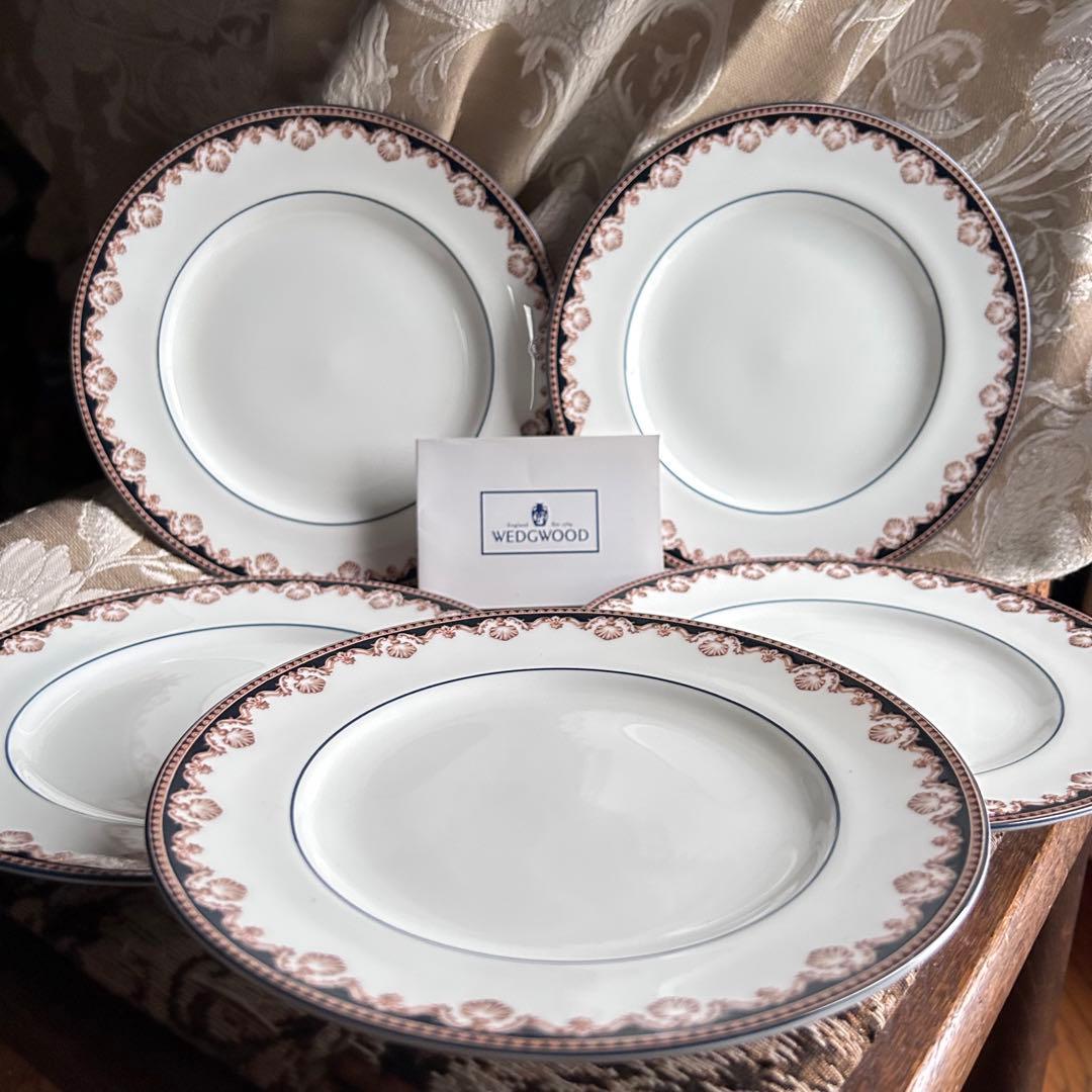 希少品 英国製 【MEDICI】メディチ 貝殻プレート 5枚