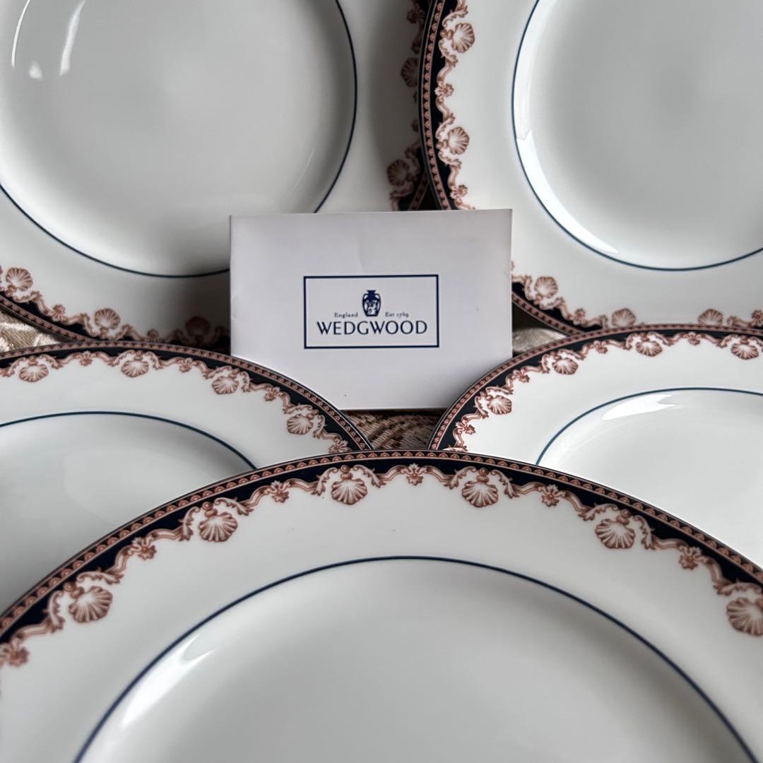 希少品 英国製 【MEDICI】メディチ 貝殻プレート 5枚