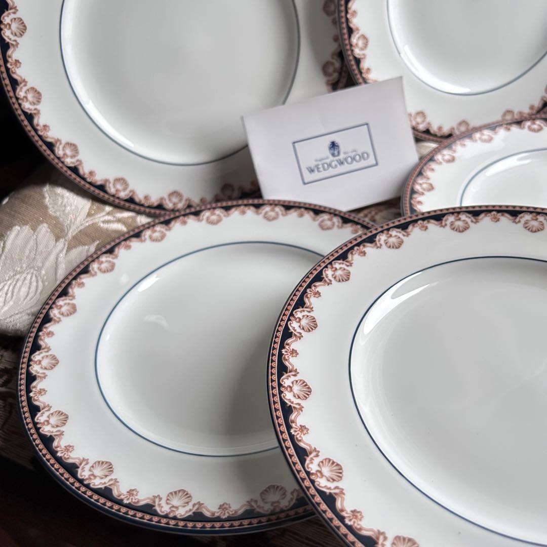 希少品 英国製 【MEDICI】メディチ 貝殻プレート 5枚