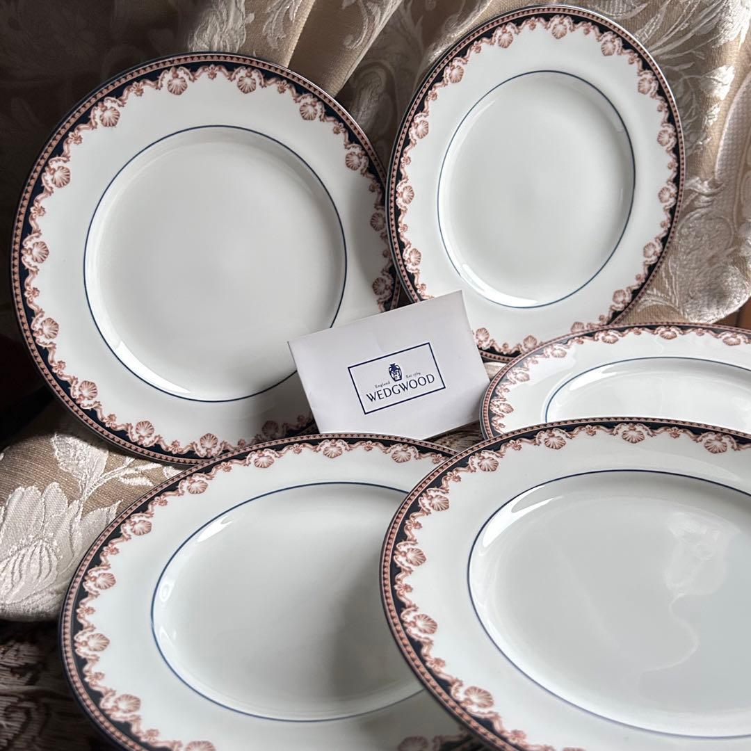 希少品 英国製 【MEDICI】メディチ 貝殻プレート 5枚