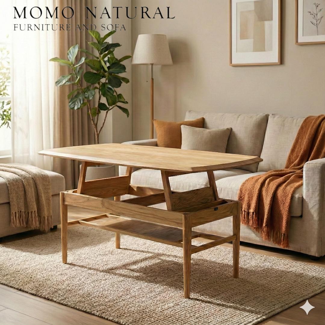 MOMO NATURAL FD LOW TABLE 伸縮式