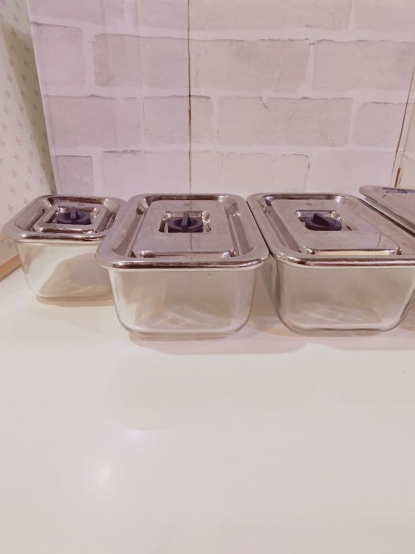 ヴェ一エムエフ　トップサ一ブ　保存容器　角型4点セット