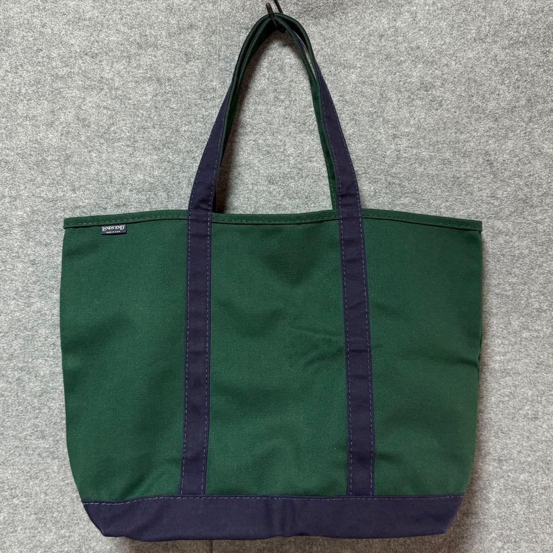 デッドストック90s USA製 LANDS' ENDキャンバストートバッグ