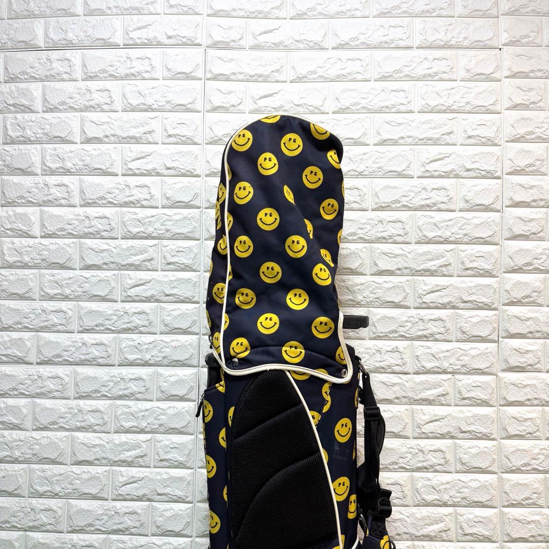 パーリーゲイツ　キャディーバッグ　ニコちゃん　スタンド式　9.5型　ネイビー