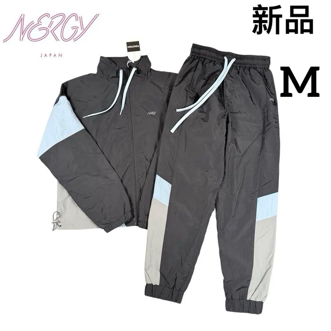NERGY JAPAN ウィンドブレーカー 裏トリコット 上下セット ヨガウェア