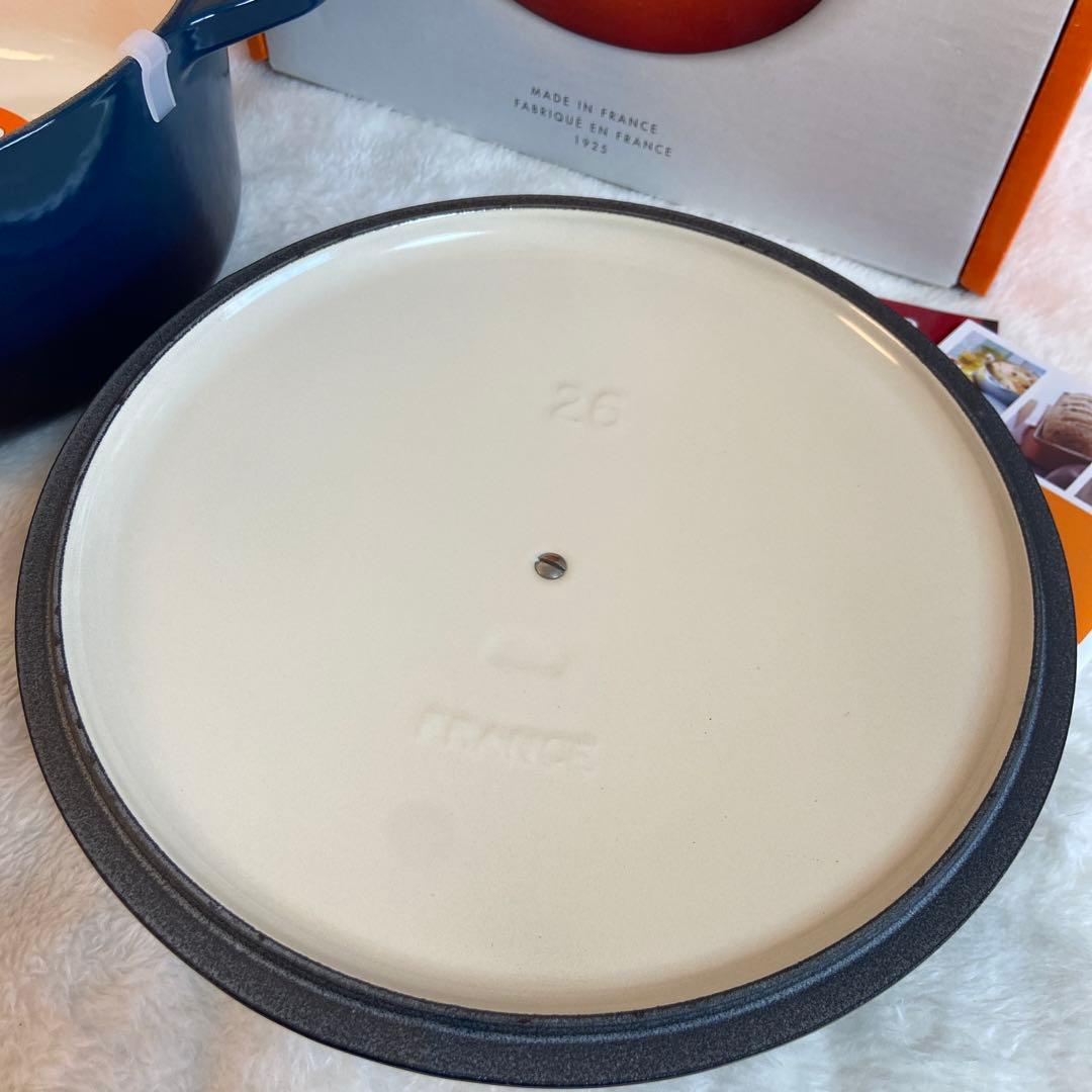 【未使用】 LECREUSETルクルーゼシグニチャー ココットロンド 26cm