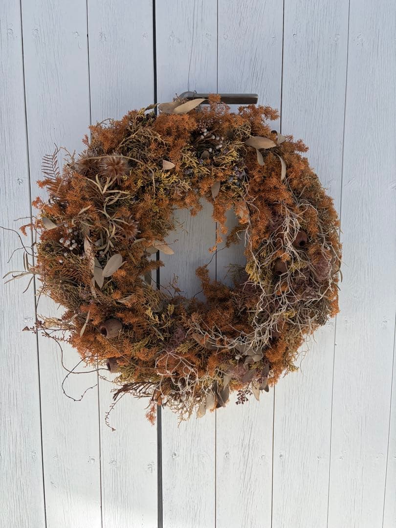 【新品未使用】クリスマスリース ハンドメイド