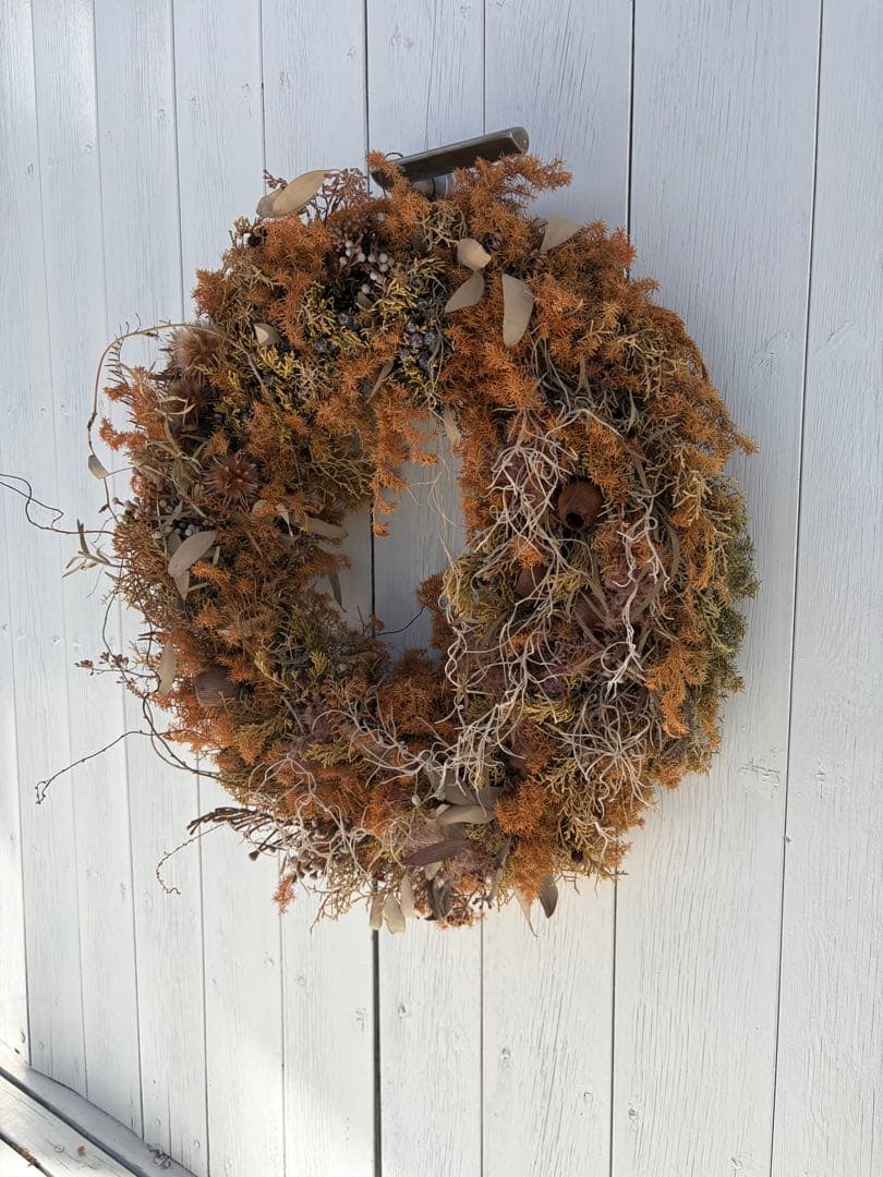 【新品未使用】クリスマスリース ハンドメイド