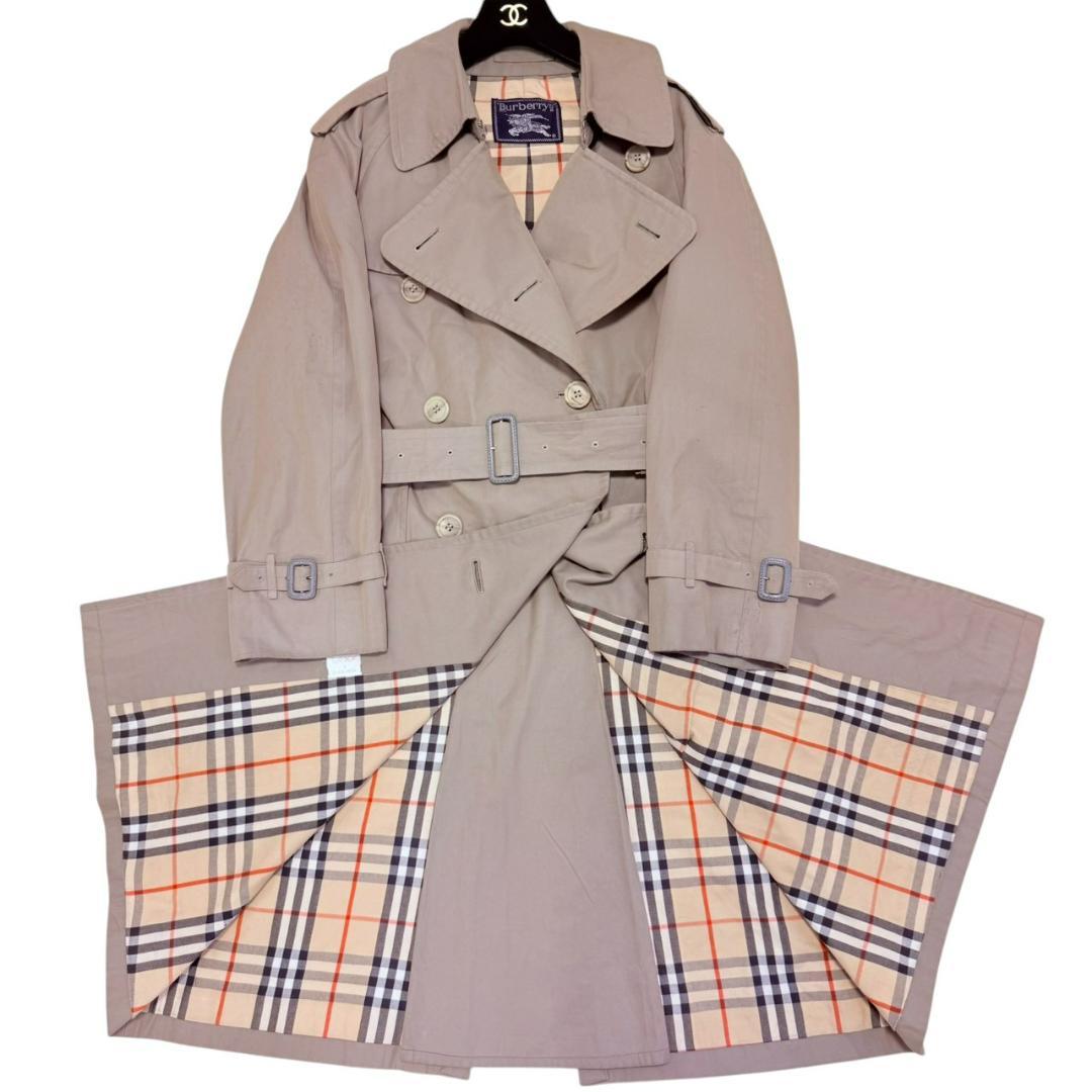 BURBERRY 腰ベルト ヴィンテージ コットン レディース トレンチコート