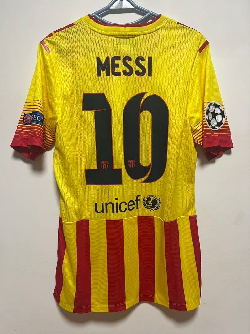 選手支給バルセロナ メッシ 13-14 ユニフォーム CL