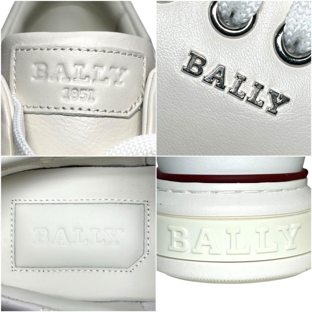 未使用品 BALLY MAILY バリー マイリー レザースニーカー ホワイト