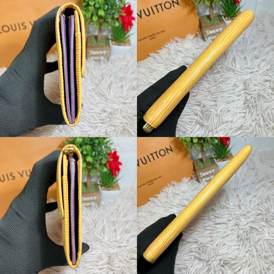 ！美品 ！ ルイヴィトン エピ ポシェット ポルトモネ クレディ 長財布 サラ