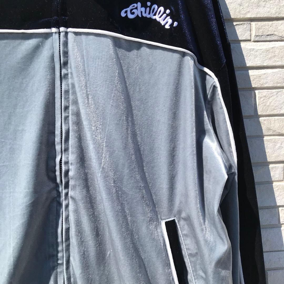 チリン　セットアップ　2XL　トラックジャケット　ベロア