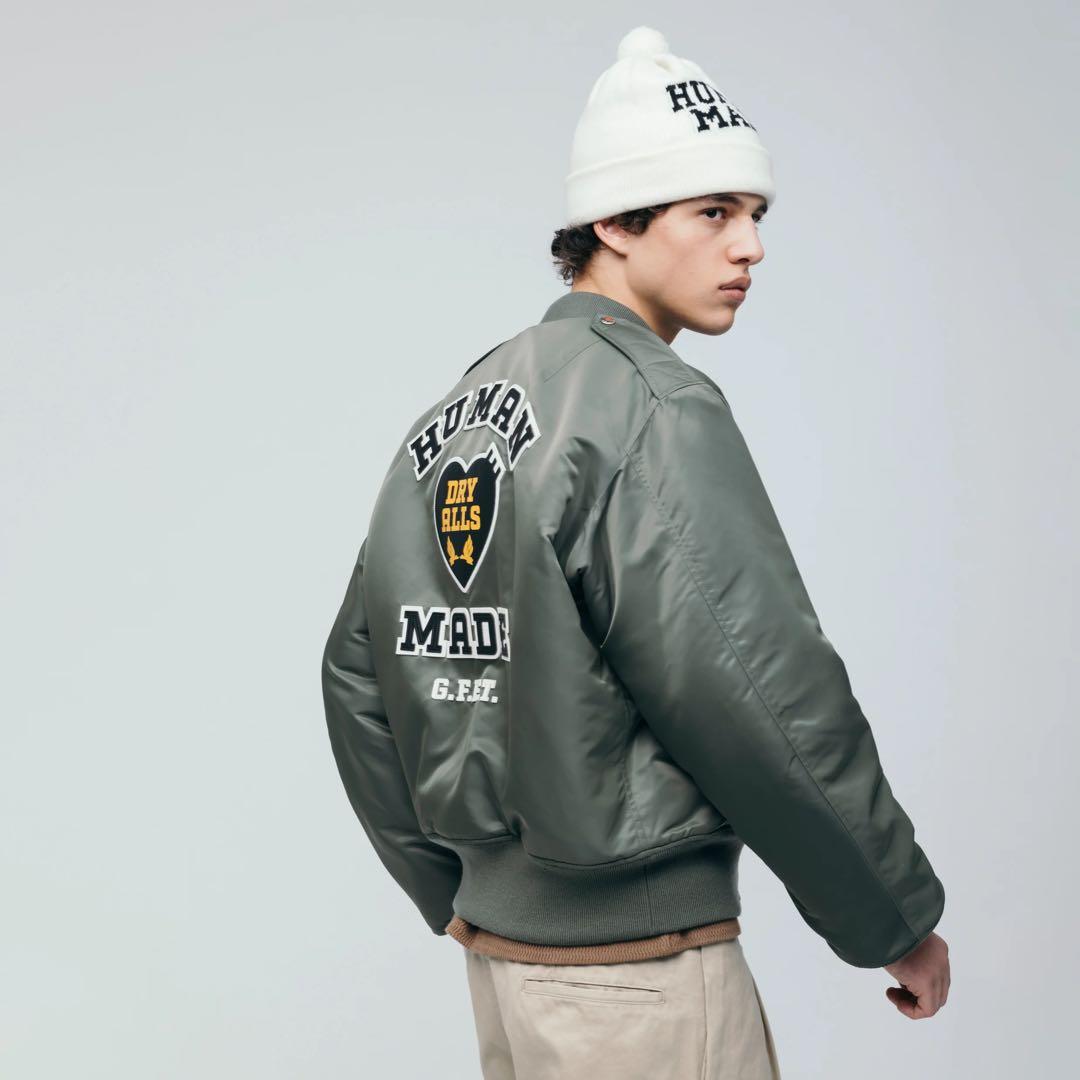 HUMAN MADE MA-1 フライトジャケット オリーブ