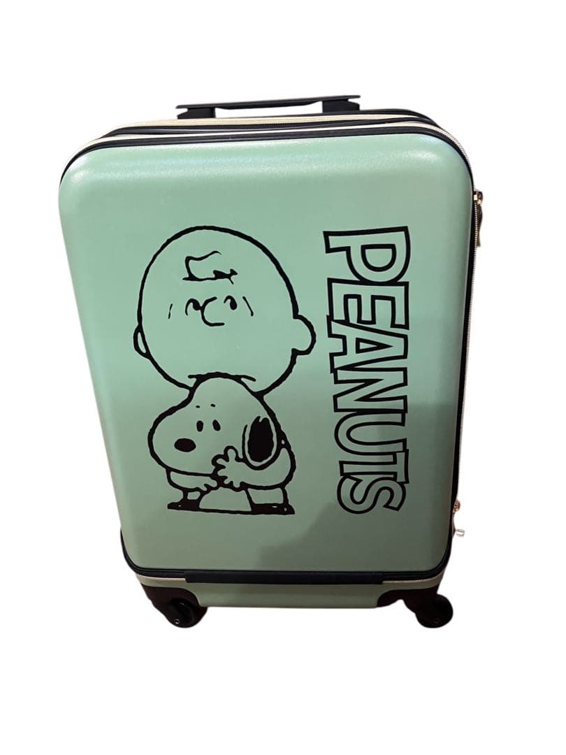 ピーナッツ スヌーピー スーツケース グリーン 37L