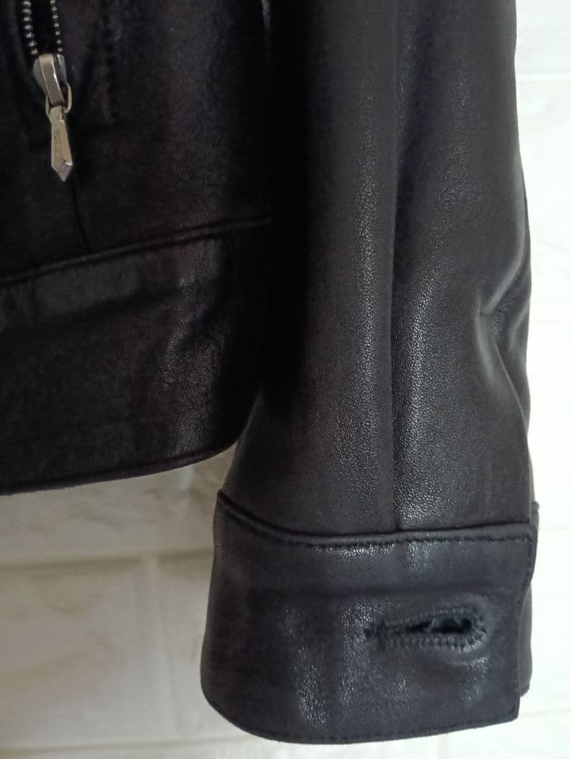 アニエスべー スペシャル 羊革レザーブルゾン size1 フランス製