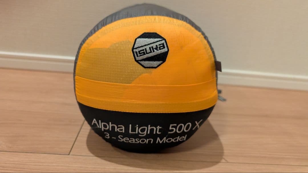 イスカ　寝袋　シュラフ ISUKA ALPHA LIGHT 500X