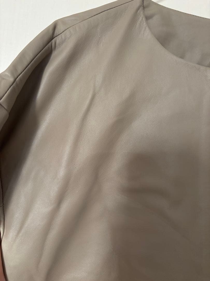 【未使用品】 BEARDSLEYビアズリーレザージャケット ラムレザーブルゾンM