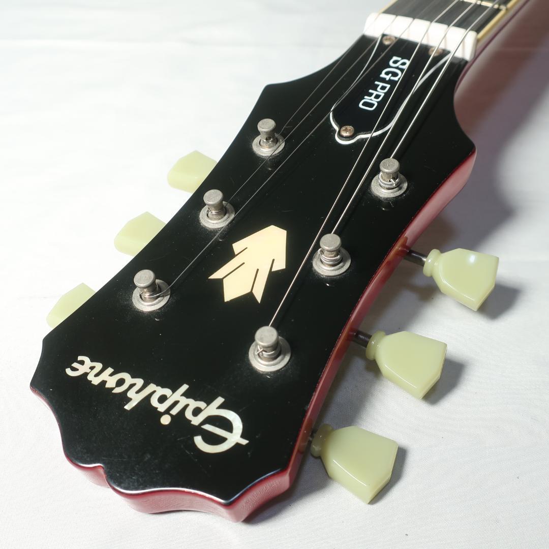 美品 Epiphone SG PRO 2017年製 エレキギター ハードケース付