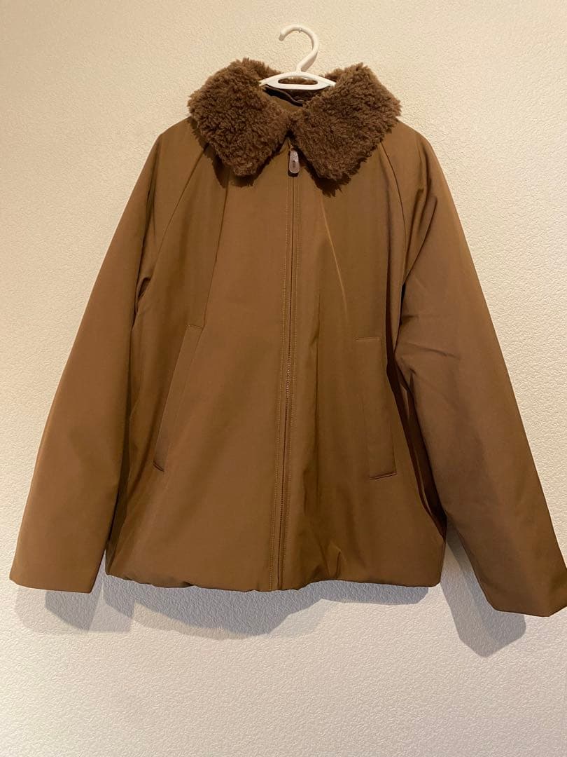 2/15までSALE‼️UNIQLO パフテックジャケット　ブラウン　Lサイズ
