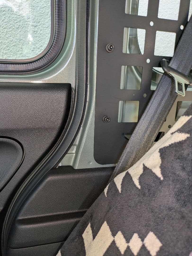 N-VANインナーメッシュパネル 左右セット　 板厚1.6ミリ 無塗装品