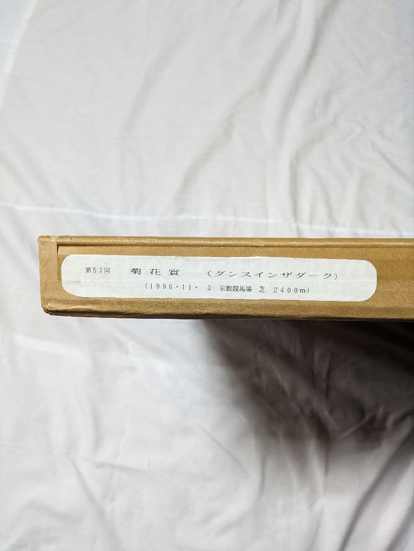 ダンスインザダーク　武豊　菊花賞　競走馬　写真パネル　額縁入り　スポーツ新聞付き