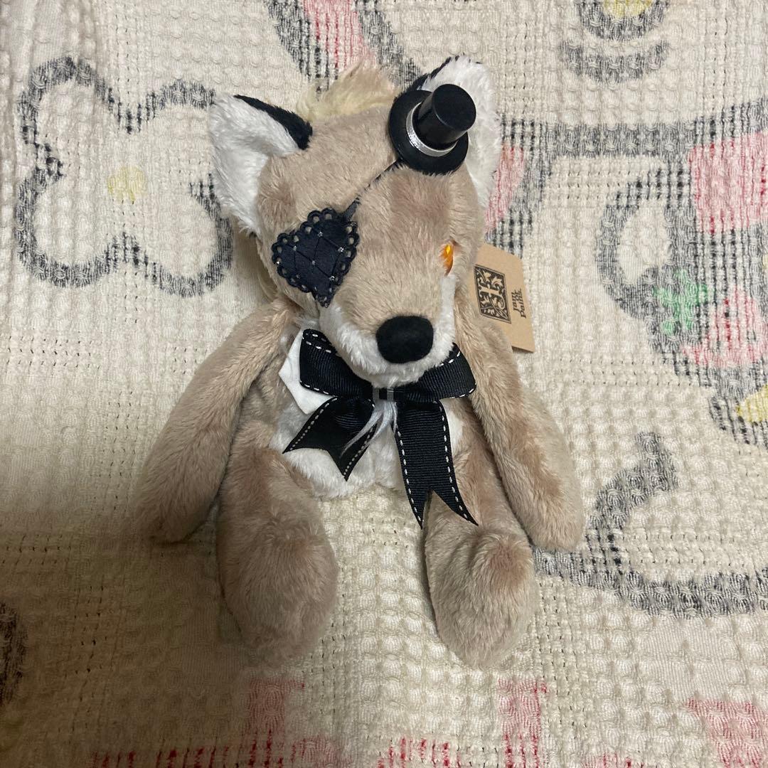 ぬいぐるみ　作家　jam or pains.さん　オオカミ　ぬいぐるみ　中古品