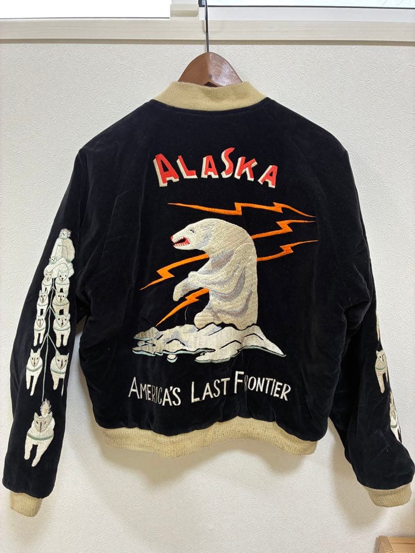 【中古】東洋エンタープライズ　アラスカ　リバーシブルスカジャン　Mサイズ