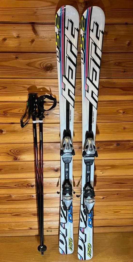 Hart Diva 150cm ストック付き スキーセット