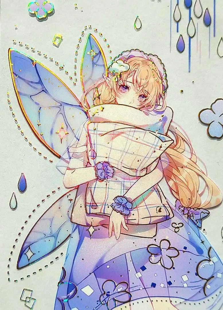 ☆のこり２☆J74＃迷境四时异想(镭射金)切り売り海外人物マステ