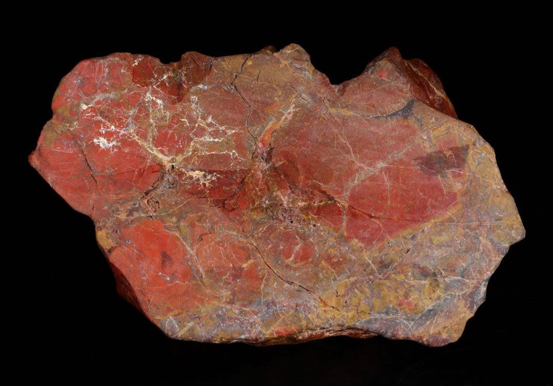 佐渡 赤玉石 赤石 黄色 鑑賞石 自然石 ジャスパー 台座付 大型25.2kg