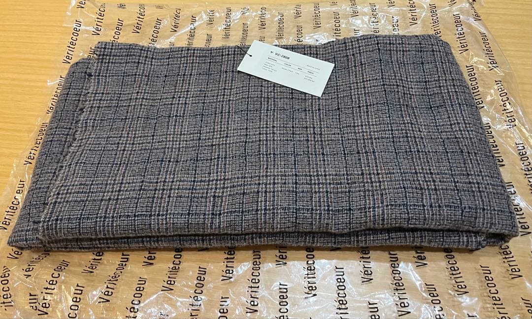 Veritecoeur グレンチェックストール　新品