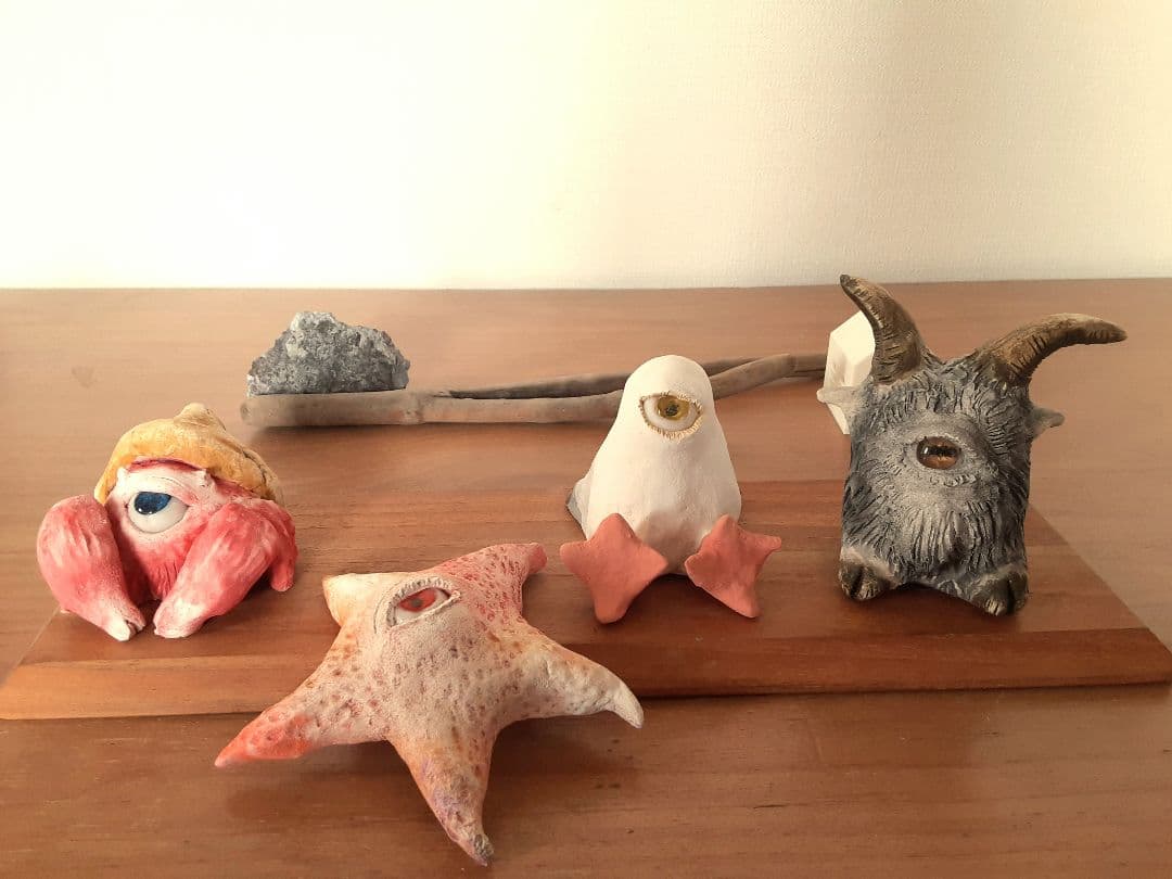 オーダーページです。　粘土アート　ハンドメイド　ギフト　プレゼント　目玉　置物