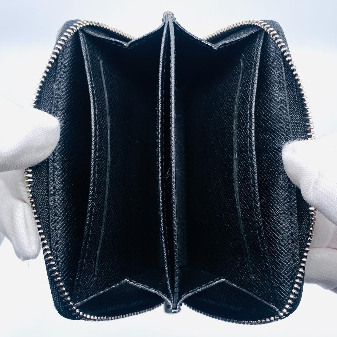 美品 ルイヴィトン ダミエ グラフィット ジッピー パース MI3172