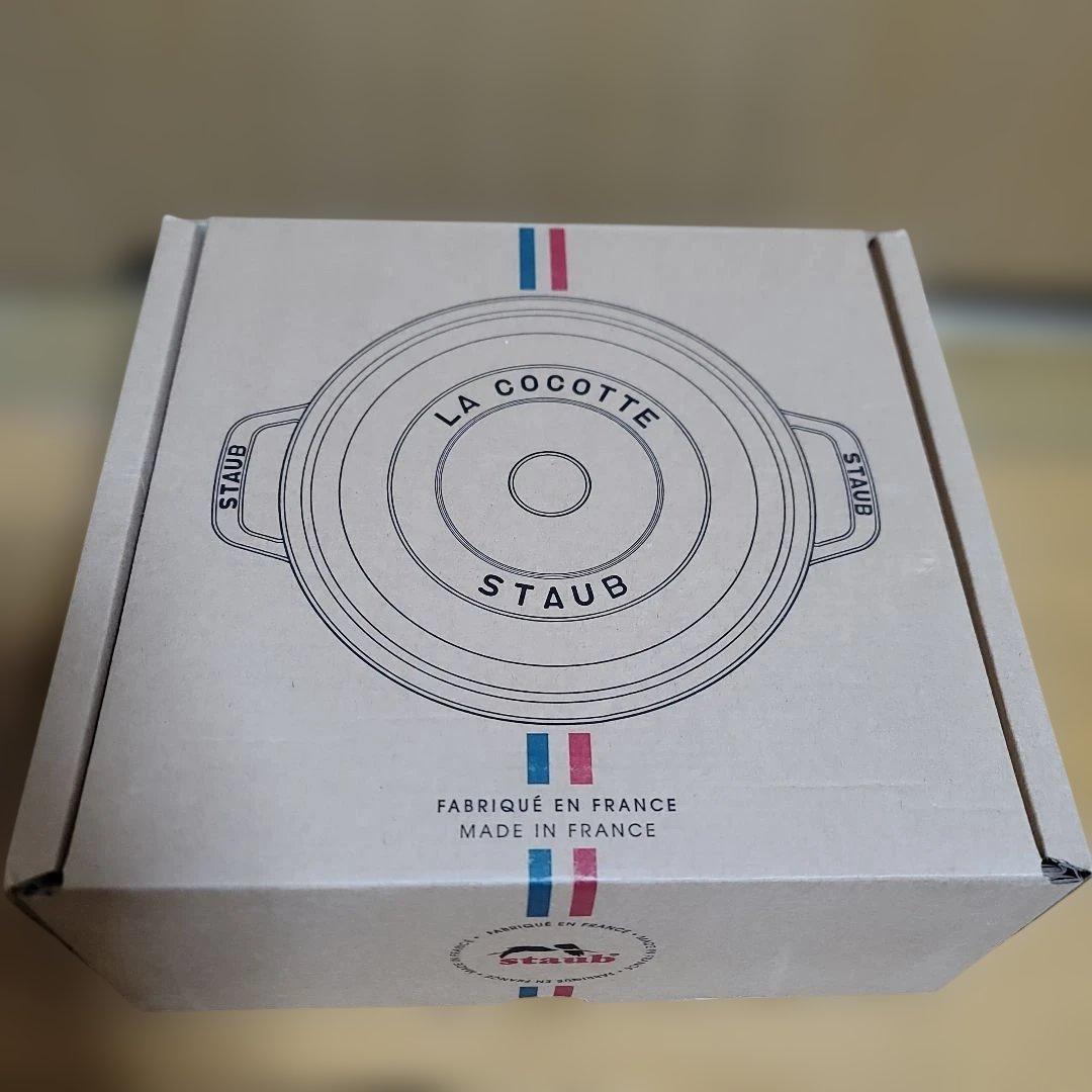 ストウブ ピコ ココット ラウンド シャイニー ブラック 22