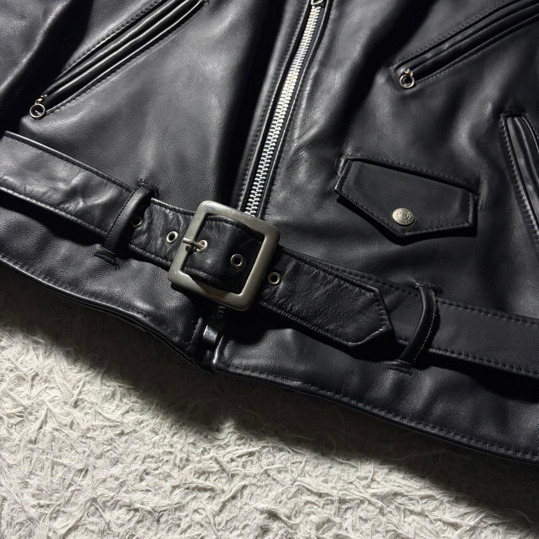 極美品■schott ライダースジャケット　ダブル　618 本革　40