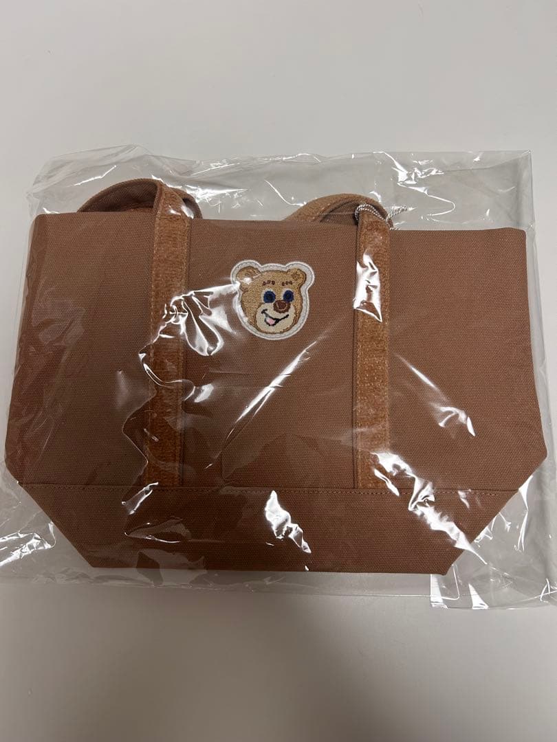 ラブラリーバイフェイラー　オールドテディトートバッグ小サイズ　ベージュ