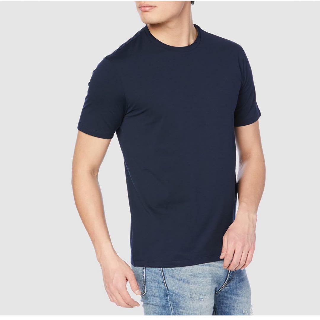 【新品】HERNO ヘルノ⭐️コットン ストレッチ クルーネック Tシャツ 黒