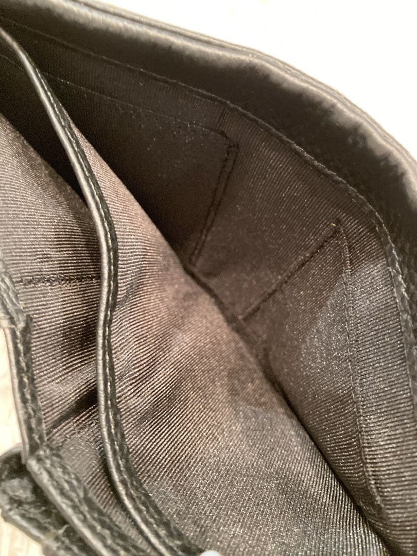 【美品】ear PAPILLONNER×PEZ 刺繍　二つ折り財布 黒