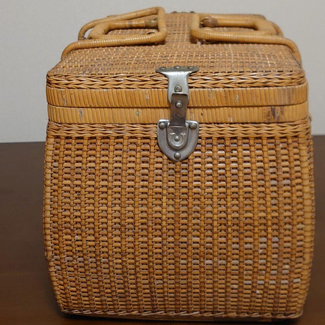 竹製バスケット(昭和初期)