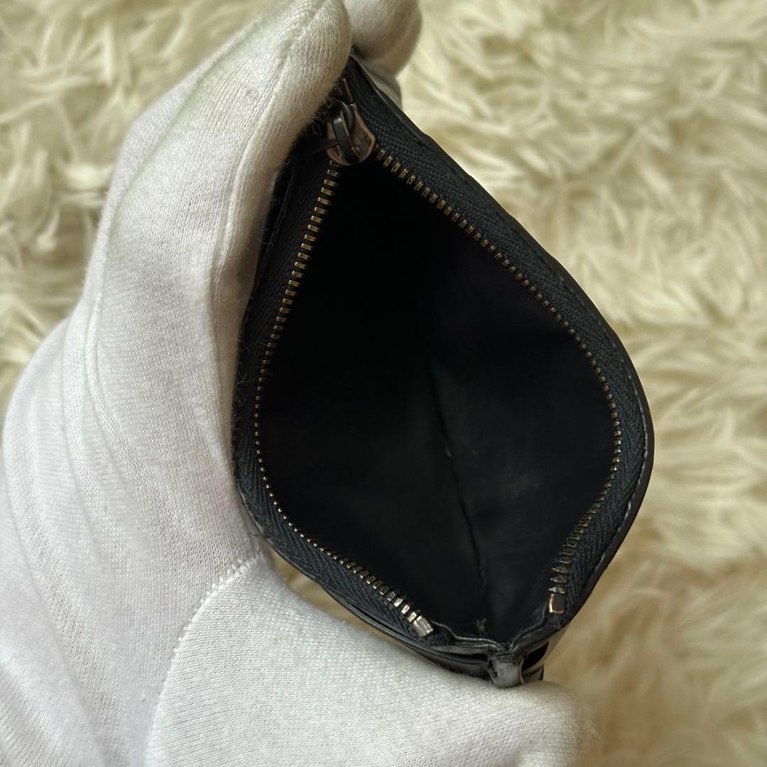 ✨️美品✨️ ボッテガヴェネタ ケース イントレチャート 型押し レザー 黒