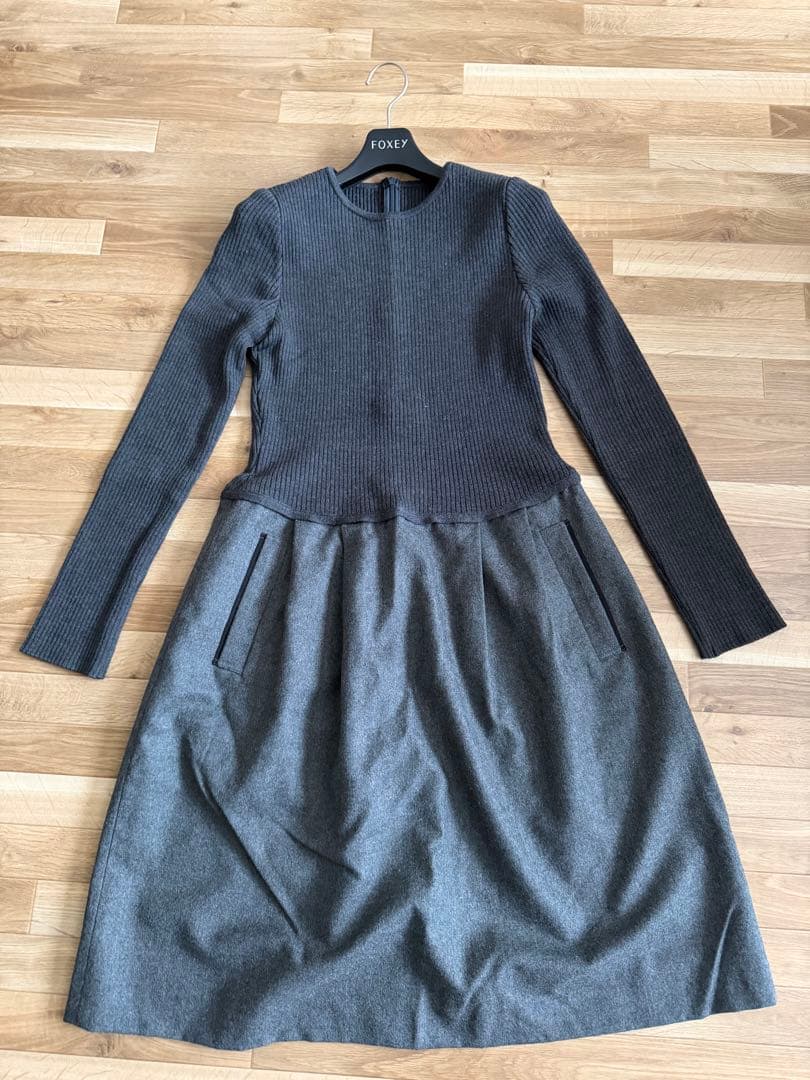 foxey ニットロングスカートドレスワンピース 40 最終値下げ
